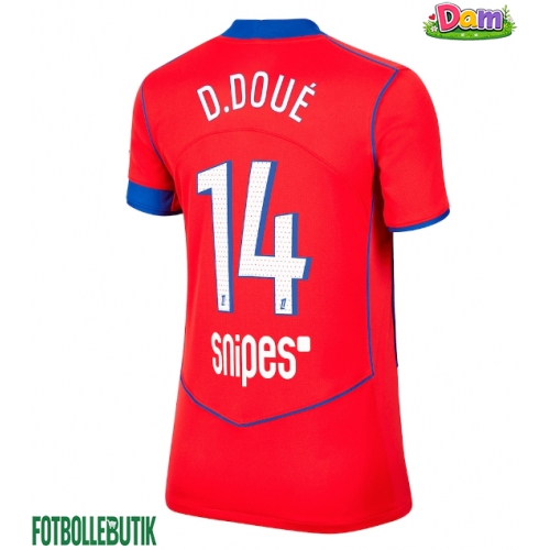 Paris Saint-Germain Desire Doue #14 Tredje Tröja Kvinnor 2025-26 Kortärmad